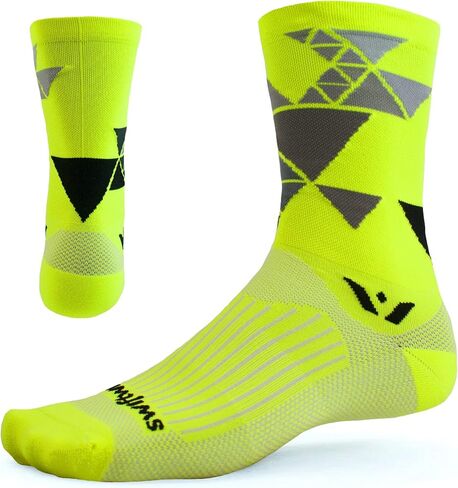 Swiftwick - VISION SIX Running & Cycling Socks, Durable Crew, Mens and Womens in Saudi Arabia