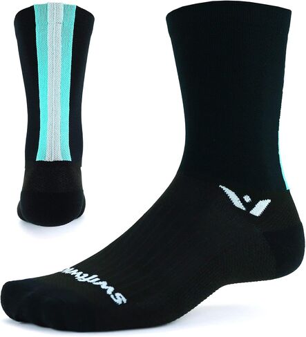 Swiftwick - VISION SIX Running & Cycling Socks, Durable Crew, Mens and Womens in Saudi Arabia