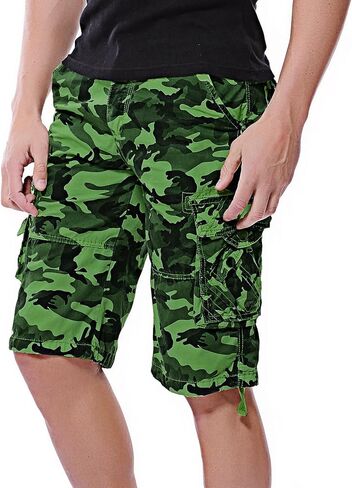 AOYOG Men's Camo Cargo Shorts Cotton in Kuwait