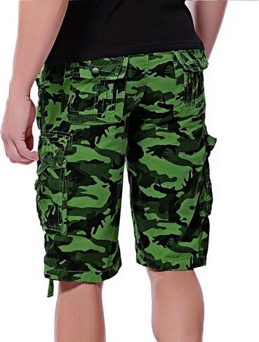 AOYOG Men's Camo Cargo Shorts Cotton in Kuwait