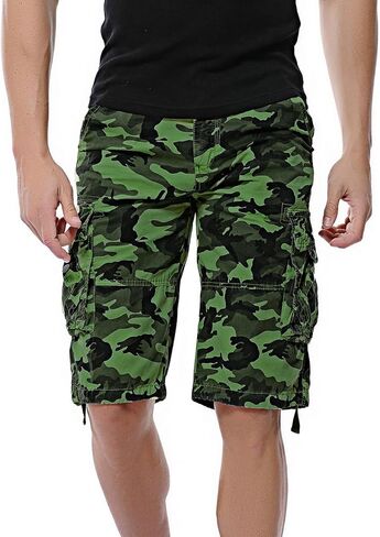 AOYOG Men's Camo Cargo Shorts Cotton in Kuwait