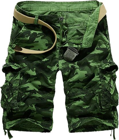 AOYOG Men's Camo Cargo Shorts Cotton in Kuwait
