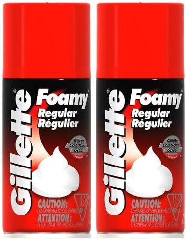Gillette Foamy Shaving Cream, Regular - 11 oz - 2 pk in Kuwait