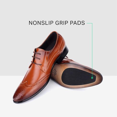 Mens Oxford Shoes Formal Leather Mens Dress Shoes - Men Wedding Shoes in A Bag in Saudi Arabia