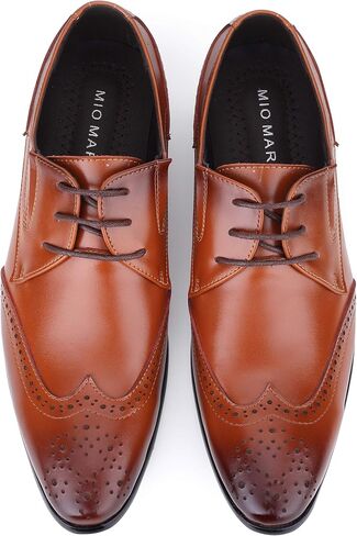 Mens Oxford Shoes Formal Leather Mens Dress Shoes - Men Wedding Shoes in A Bag in Saudi Arabia