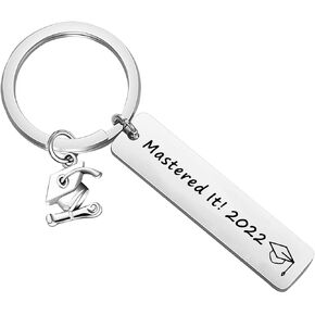 LQRI 2022 Graduation Gift Mastered It 2022 Keychain Class of 2022 Graduation Graduation Celebration Party Gift for Him Her