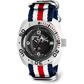 VOSTOK | Scuba Dude Amphibian Automatic Self-Winding Russian Diver Wrist Watch | WR 200 m | Amphibia 710634 |Fashion | Business | Casual Men's Watches in Kuwait