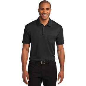 Port Authority Men's Silk Touch Performance Pocket Polo in Kuwait