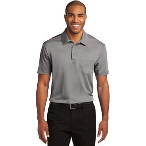 Port Authority Men's Silk Touch Performance Pocket Polo in Saudi Arabia