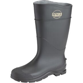 Honeywell 18822/10 Knee Boots, Size 10, 16" H, Black, Plain, PR in Saudi Arabia