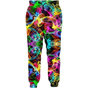 Goodstoworld Mens Cool Joggers Pants 3D Novelty Casual Sweatpants with Drawstring