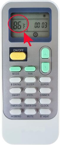 Replacement Remote Control for AIR CON AC Air Conditioner Remote Control ABSEM4H4S09 ABSEM4H4S12 ABSEM4H4S18 ABSEM4H4S24 ABXEM4H4S09 ABXEM4H4S12 ABXEM4H4S18 ABXEM4H4S24 ASPEM4H4S30 ASPEM4H4S37 in Saudi Arabia