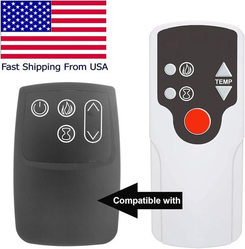 Replacement for Twin Star Fireplace Remote Control for 23II332FSL 25II332FSL 26II332FSL 28II332FSL 32II332FSL 33II332FSL 18II332CGL 23II332CGL 25II332CGL 26II332CGL 28II332CGL 32II332CGL 33II332CGL in Saudi Arabia