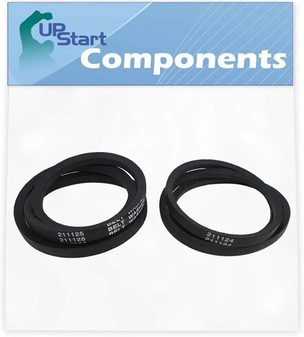 211124 & 211125 Washer Belt Set Replacement for Maytag 2-11124 - Compatible with 12112425 Washing Machine Belt Kit in Saudi Arabia