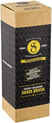 Suavecito Premium Blends Shave Brush بادجر عاجي راتنج 20 ملم للرجال مستلزمات حلاقة الوجه in Kuwait