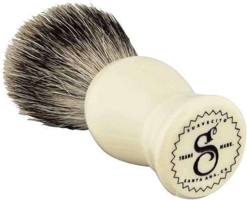 Suavecito Premium Blends Shave Brush بادجر عاجي راتنج 20 ملم للرجال مستلزمات حلاقة الوجه in Kuwait