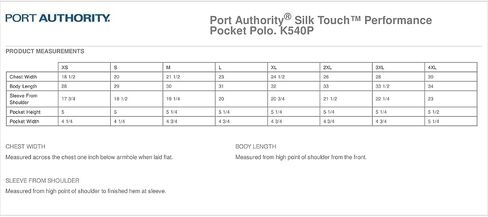 Port Authority Men's Silk Touch Performance Pocket Polo in Kuwait