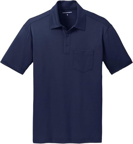Port Authority Men's Silk Touch Performance Pocket Polo in Kuwait