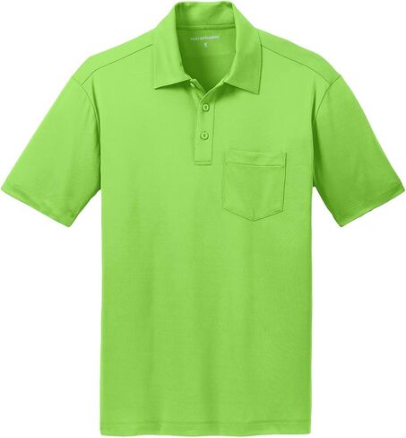 Port Authority Men's Silk Touch Performance Pocket Polo in Kuwait