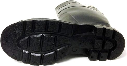 G4U-RB R-303 Men's Rain Boots Black Rubber Waterproof Knee Slip-Resistant Snow Work Shoe in Saudi Arabia
