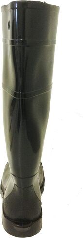 G4U-RB R-303 Men's Rain Boots Black Rubber Waterproof Knee Slip-Resistant Snow Work Shoe in Saudi Arabia