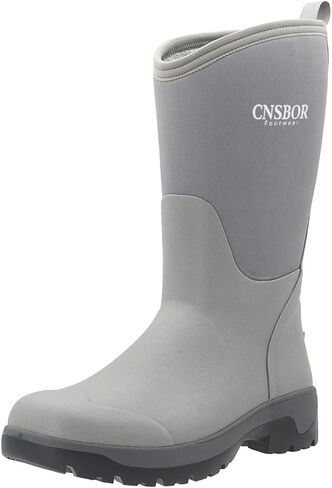 CNSBOR Men’s Rain Boots Waterproof Rubber Insulated Boots Durable Slip Garden Boots Fishing Mud Boots Knee Boots for Agriculture and Industrial Working Waterproof Rubber Protective Footwear Boots in Kuwait