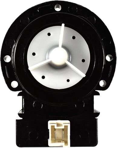 مضخة تصريف غسالة HQRP متوافقة مع بديل Samsung DC31-00054A DC31-00016A يناسب غسالات WF203ANS WF316LAS WF328AAR WF337AAL WF409SNL WF448AAE WF520ABP WMSVC1 in Kuwait