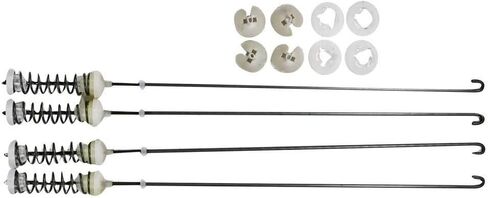 4PC Washer Suspension Rod Replaces For Whirlpool WTW5000DW0 WTW5000DW1 WTW5000DW3 WTW5000DW2 Maytag MVWX655DW1 MVWC565FW2 MVWC565FW0 MVWC565FW1 MVWC555DW1 MVWX655DW0 MVWC555DW0 MVWX655DW2 Washer in Saudi Arabia