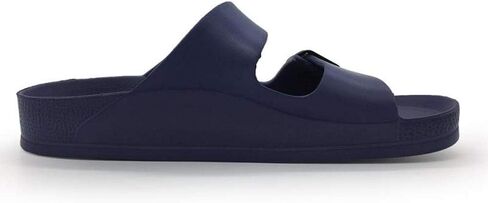 Luffymomo Adjustable Slip on Eva Double Buckle Slides for Mens in Saudi Arabia