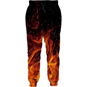 Goodstoworld Mens Cool Joggers Pants 3D Novelty Casual Sweatpants with Drawstring