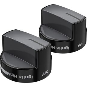 PatioGem 4 Packs Upgraded W10339442 Gas Stove Knobs, Cooktop Surface Burner Control Knobs Replacements, Compatible with Whirlpool Gas Range/Stove/Oven, Replaces WPW10339442 PS11753188 ect in Saudi Arabia
