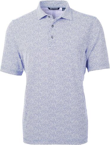 Cutter & Buck Men's Short Sleeve Virtue Eco Pique Botanical Print Polo Shirt in Saudi Arabia