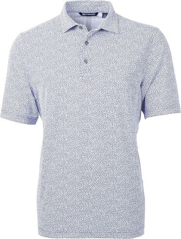 Cutter & Buck Men's Short Sleeve Virtue Eco Pique Botanical Print Polo Shirt in Saudi Arabia