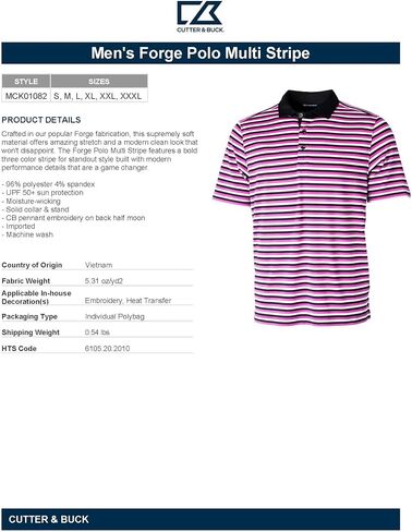 Cutter & Buck Men's Forge Heather Polo in Kuwait