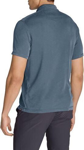 Eddie Bauer Men's Contour Performance Slub Polo Shirt in Kuwait
