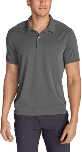 Eddie Bauer Men's Contour Performance Slub Polo Shirt in Kuwait
