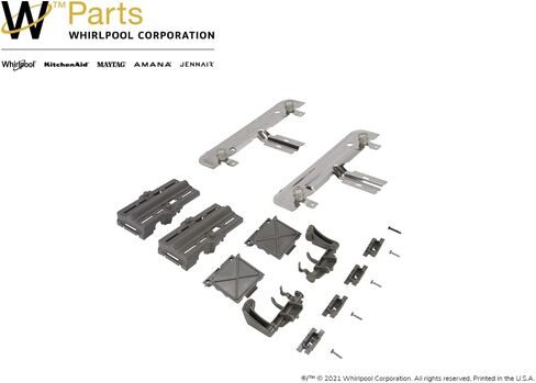 Whirlpool W10712394 Adjuster KIT, Single Unit, White in Saudi Arabia