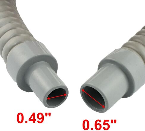 uxcell Plastic Water Drain Pipe Hose for Air Conditioner 60cm Long Gray in Saudi Arabia
