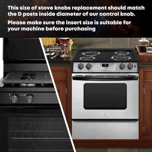 PatioGem 4 Packs Upgraded W10339442 Gas Stove Knobs, Cooktop Surface Burner Control Knobs Replacements, Compatible with Whirlpool Gas Range/Stove/Oven, Replaces WPW10339442 PS11753188 ect in Saudi Arabia