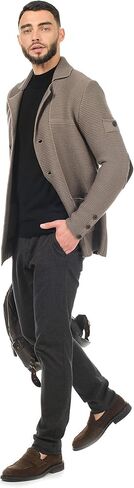 Men's Merino Wool Mock Turtleneck Sweater Classic Midweight Long Sleeve Pullover in Saudi Arabia