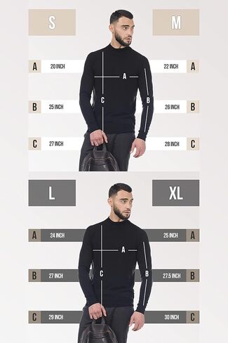 Men's Merino Wool Mock Turtleneck Sweater Classic Midweight Long Sleeve Pullover in Saudi Arabia