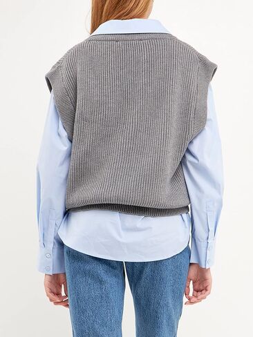 English Factory Knit Sweater Vest in Saudi Arabia