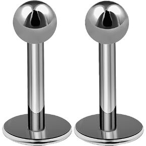 2pcs 16g Titanium Labret Studs Conch Piercing Lip Snake Bites Spider Ball Monroe Tragus Cartilage Helix B2ACX Pick Size in Saudi Arabia