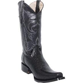 Westerns Shops Men’s Genuine Leather Luxury Bull Neck Print Western Cowboy Boot in Saudi Arabia
