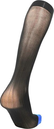 3-Pack Mens Over the Calf Sheer Nylon Spandex Dress Socks in Kuwait