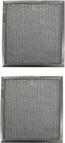 فلاتر ألومنيوم بديلة متوافقة مع Broan SV03509، Broan V03509، Sears/Kenmore SV03509، Sears/Kenmore V03509، G-8179، -8-15/16 x 9-11/16 x 3/8 (PT SS) (2 حزمة) in Saudi Arabia