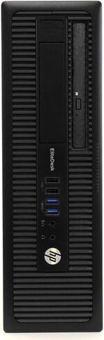 2018 HP 800 G1 SFF Flagship Business Desktop Intel CI7-4770 حتى 3.9G، 16جيجا، 512GB SSD, DVD، واي فاي، W10P64 (مجدد)-دعم متعدد اللغات باللغة الإنجليزية/الإسبانية in Kuwait