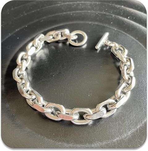 PEAS Hip Hop Jewelry Cuban Chain Bracelet Stainless Steel Link Bracelet in Kuwait