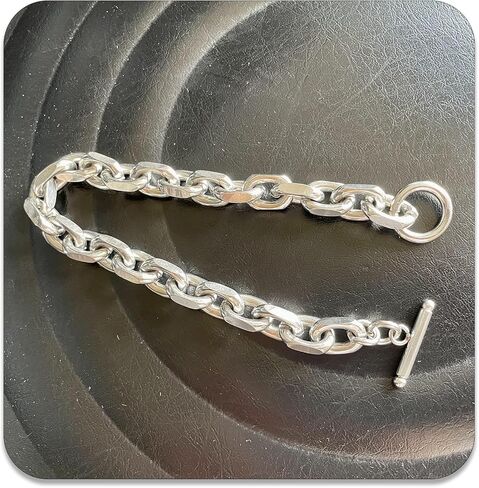 PEAS Hip Hop Jewelry Cuban Chain Bracelet Stainless Steel Link Bracelet in Kuwait