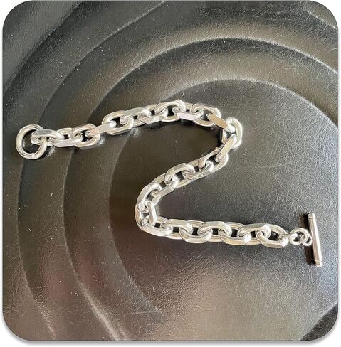 PEAS Hip Hop Jewelry Cuban Chain Bracelet Stainless Steel Link Bracelet in Kuwait